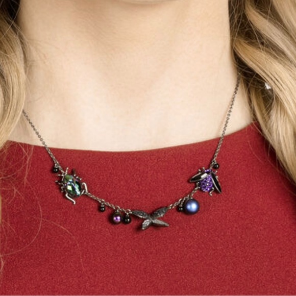 Rare find, edgy! NWY, Swarovski Necklace
Multi-colored, Black Ruthenium plated - Picture 3 of 7